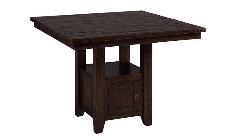 705-48 KONA GROVE COLLECTION COUNTER HEIGHT FIXED DINING TABLE W/DOUBLE-HEADER STORAGE BASE KONA GROVE COLLECTION