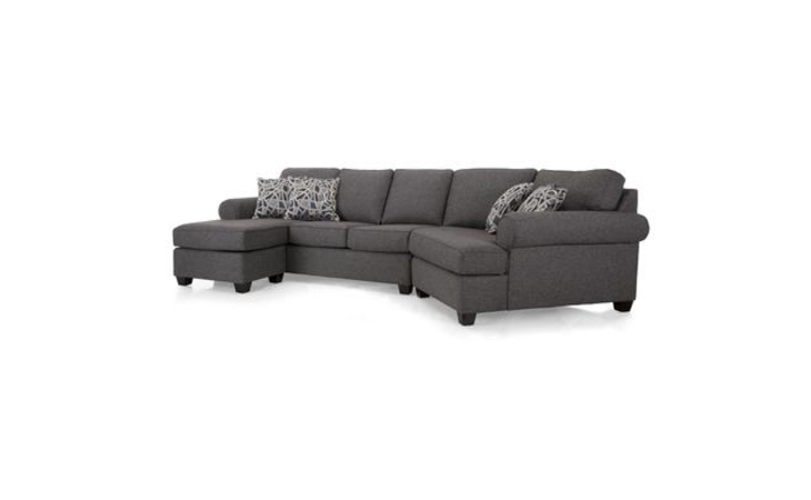 2583  2583 LHF SOFA WITH CHAISE