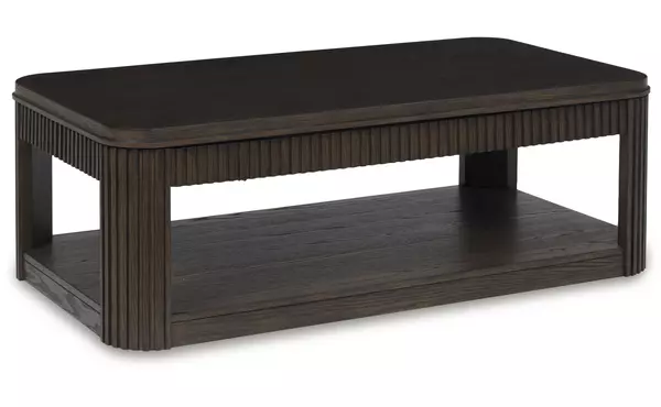 carlibrie warm brown lift top cocktail table by ashley