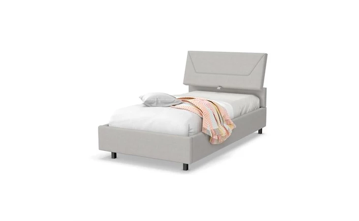 12519-39 Surrey UPHOLSTERED BED TWIN SIZE BED (WITH ADJUSTABLE MATTRESS SUPPORT) SURREY