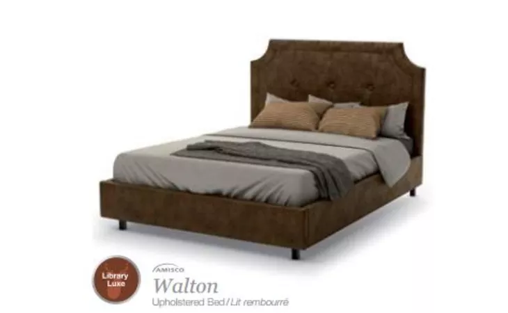 12812-60  WALTON UPHOLSTERED QUEEN BED W STORAGE DRAWER