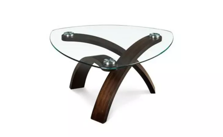 T1396-65B  PIE SHAPED COFFEE TABLE BASE T1396 - ALLURE