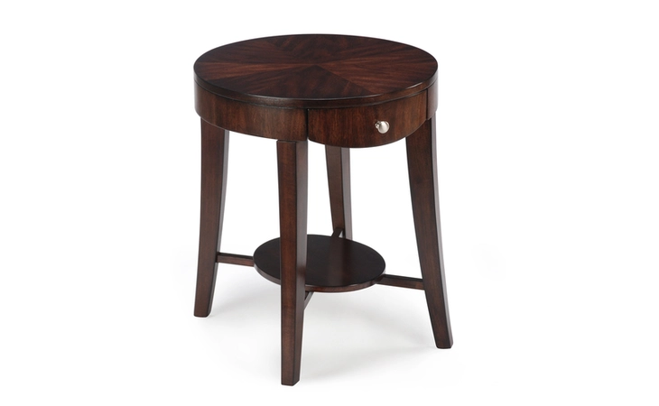 T1408-07  OVAL END TABLE T1408 - ASTER