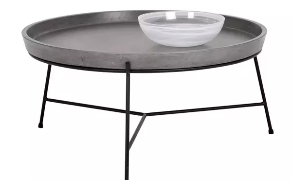 remy  remy coffee table - black - grey by sunpan