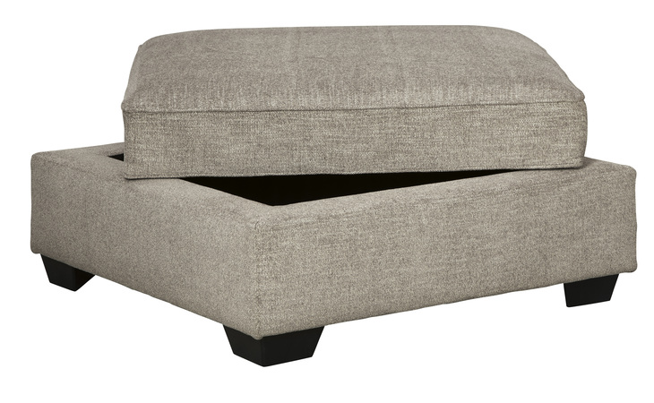 5610311 Bovarian - Stone OTTOMAN WITH STORAGE/BOVARIAN