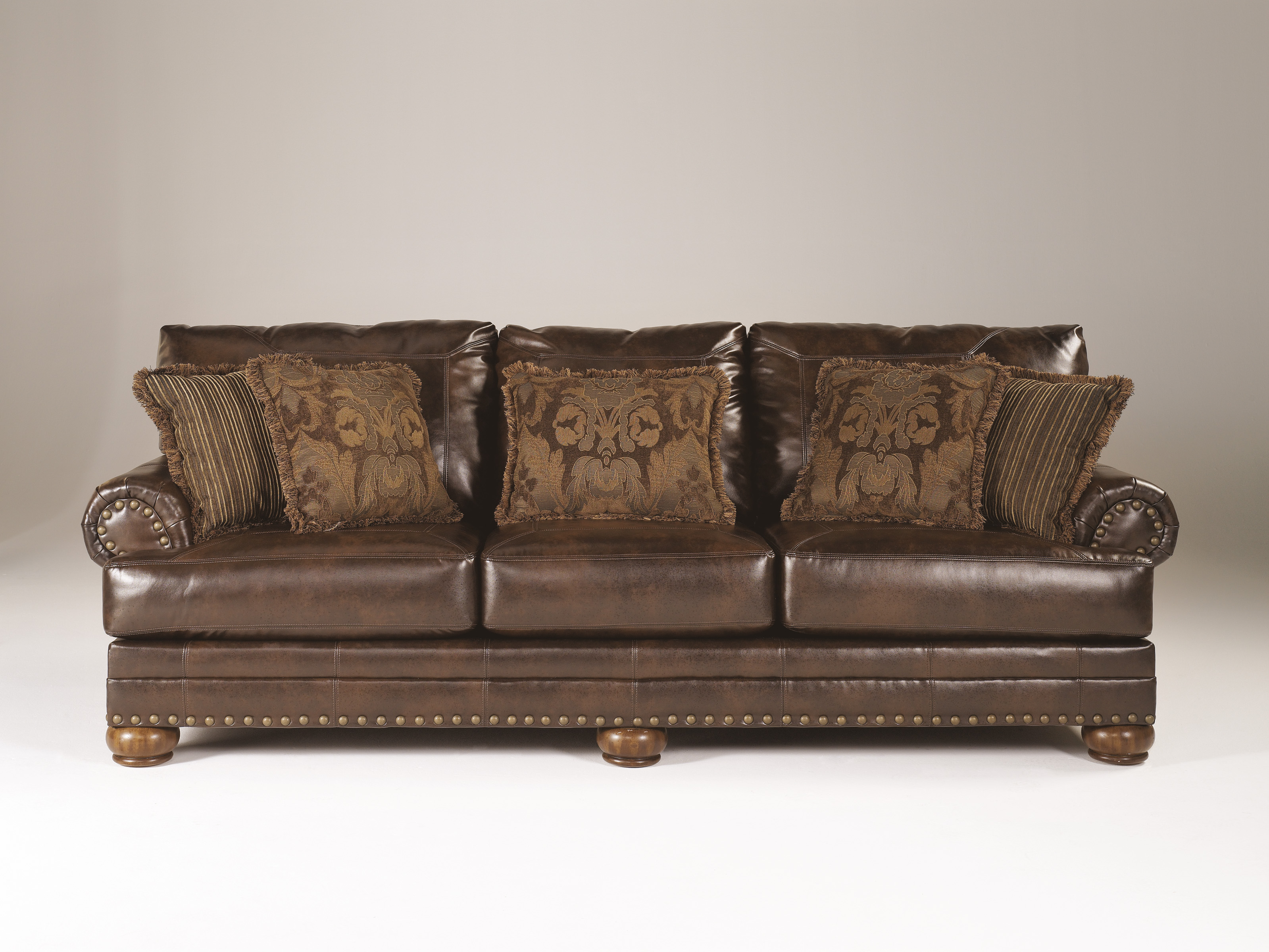 Distressed Leather Sofa Ashley Furniture | Cabinets Matttroy