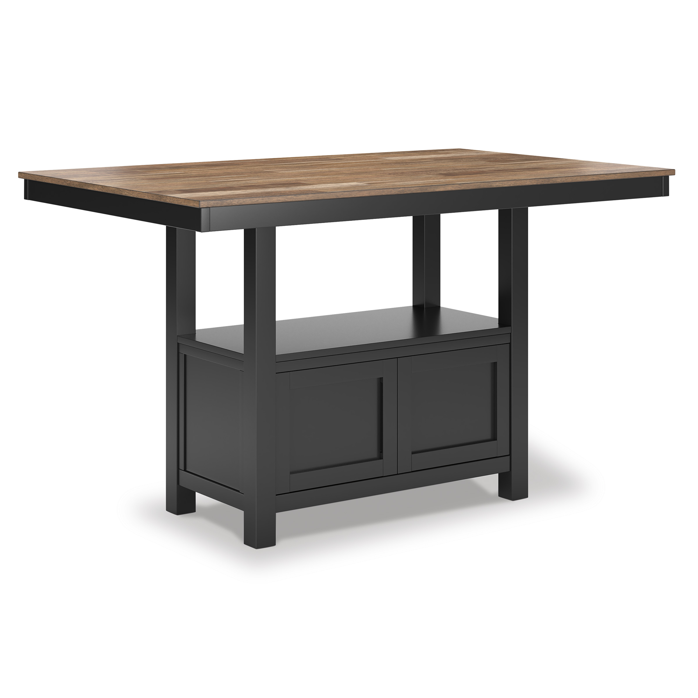 Wildenauer RECT DINING ROOM COUNTER TABLE ASHLEY Brown/Black D634-13