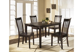 RECT DRM TABLE SET (5/CN) Hyland - Reddish Brown HylandD258-225 ASHLEY