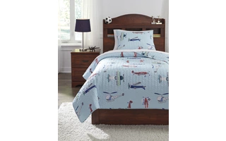 TWIN QUILT SET McAllen MultiQ320001T ASHLEY