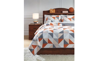 Q408003F Layne FULL COVERLET SET