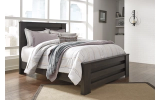 QUEEN PANEL FOOTBOARD Brinxton CharcoalB249-64 ASHLEY