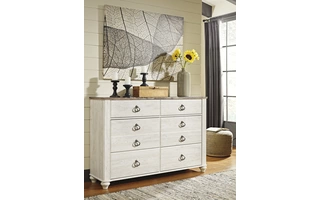 B267-31 Willowton SIX DRAWER DRESSER