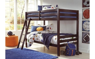 B328-59 HALANTON TWIN/TWIN BUNK BED W/LADDER