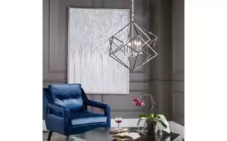 O'BRIEN ARMCHAIR, BLUE 23318 23318 UTTERMOST