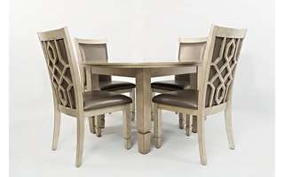 CASA BELLA ROUND DINING TABLE- VINTAGE SILVER CASA BELLA 1650-52 JOFRAN