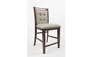 UPH COUNTER HEIGHT STOOL- GREY PU (2/CTN) MANCHESTER COLLECTION MANCHESTER COLLECTION 1672-BS385KD JOFRAN
