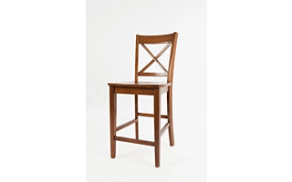 X BACK COUNTER STOOL CHAIR (2/CTN) SIMPLICITY COLLECTION SIMPLICITY COLLECTION 452-BS806KD JOFRAN