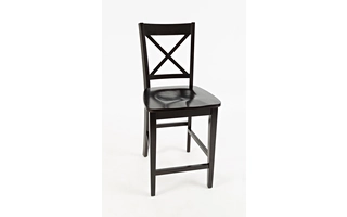 X BACK COUNTER STOOL CHAIR (2/CTN) SIMPLICITY COLLECTION SIMPLICITY COLLECTION 552-BS806KD JOFRAN