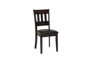 5 PACK - TABLE AND 4  SLATBACK CHAIRS W/UPH SEAT;  CHAIR  17X21X37 DARK RUSTIC PRAIRIE FINISH DARK RUSTIC PRAIRIE FINISH 922 JOFRAN
