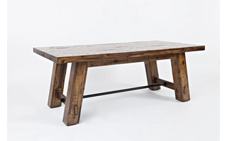 TRESTLE COFFEE TABLE - CASTERS CANNON VALLEY COLLECTION CANNON VALLEY COLLECTION 1510-11 JOFRAN