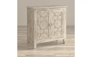 HAND-CARVED ACCENT CHEST W/2 DOORS GLOBAL ARCHIVE COLLECTION GLOBAL ARCHIVE COLLECTION 1730-56 JOFRAN