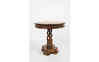HAND-CARVED PEDESTAL TABLE - KD GLOBAL ARCHIVE COLLECTION GLOBAL ARCHIVE COLLECTION 1730-58 JOFRAN