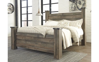 KING POSTER FOOTBOARD Trinell BrownB446-66 ASHLEY