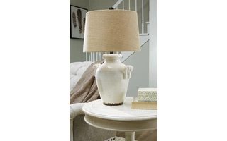 L100664 Emelda CERAMIC TABLE LAMP (1/CN)