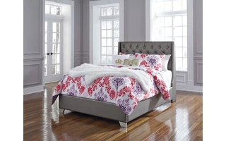 FULL UPH FOOTBOARD WITH RAILS Coralayne SilverB650-84 ASHLEY