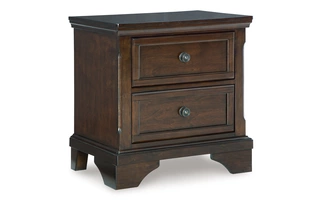 TWO DRAWER NIGHT STAND GRAYMORE GRAY MASTER BEDROOM B716-92 B716-92 ASHLEY