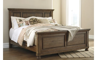 KING/CAL KING PANEL HEADBOARD Flynnter Medium BrownB719-58 ASHLEY