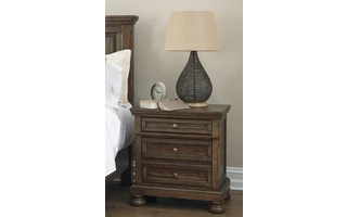 B719-92 Flynnter TWO DRAWER NIGHT STAND