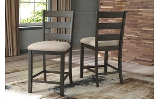 D397-124 Rokane UPHOLSTERED BARSTOOL (2/CN)