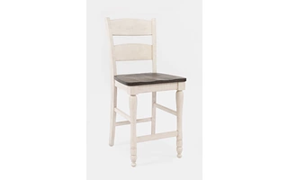 LADDERBACK COUNTER STOOL (2/CTN) MADISON COUNTY COLLECTION MADISON COUNTY COLLECTION 1706-BS401KD JOFRAN