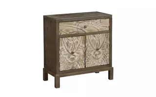 ONE DRAWER TWO DOOR CABINET 13609 13609 COAST TO COAST ACCENTS
