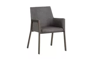 BERNADETTE DINING ARMCHAIR - KENDALL GREY BERNADETTE 103154 SUNPAN