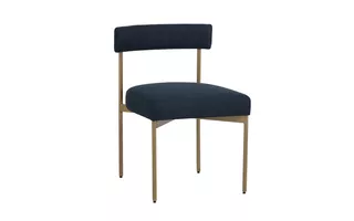 SENECA DINING CHAIR - ANTIQUE BRASS - ARENA NAVY SENECA 103363 SUNPAN