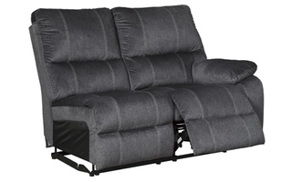 RAF RECLINING LOVESEAT Urbino Charcoal5720185 ASHLEY