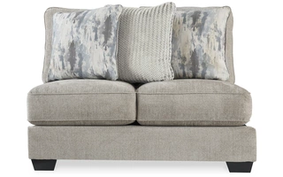 ARMLESS LOVESEAT Ardsley Pewter3950434 ASHLEY