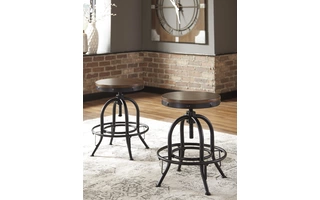 D546-224 Valebeck SWIVEL BARSTOOL (2/CN)