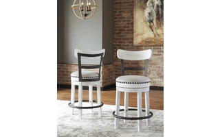 D546-524 Valebeck UPH SWIVEL BARSTOOL (1/CN)