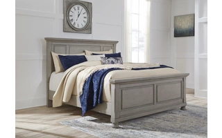 KING/CAL KING PANEL FOOTBOARD Lettner Light GrayB733-56 ASHLEY
