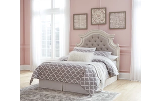 FULL UPH PANEL HEADBOARD Realyn Two-toneB743-87 ASHLEY