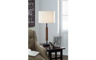 L328964 Maliny WOOD TABLE LAMP (2/CN)