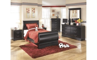 TWIN SLEIGH FOOTBOARD Huey Vineyard BlackB128-62 ASHLEY