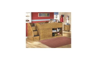 TWIN LOFT BED STAGES B233-68T ASHLEY