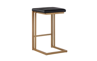 BOONE COUNTER STOOL - CHAMPAGNE GOLD - ONYX BOONE 103644 SUNPAN FURNITURE