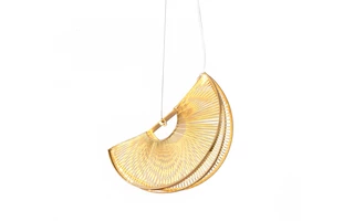 GOLD IRON PENDANT LED FAN LT, L18
