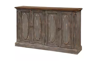 FOUR DOOR CREDENZA 36557 36557 COAST TO COAST ACCENTS