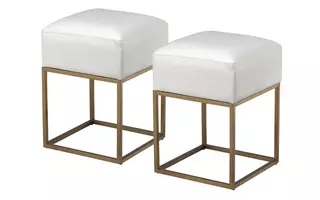 SET OF TWO ACCENT STOOLS 36583 36583 COAST TO COAST ACCENTS